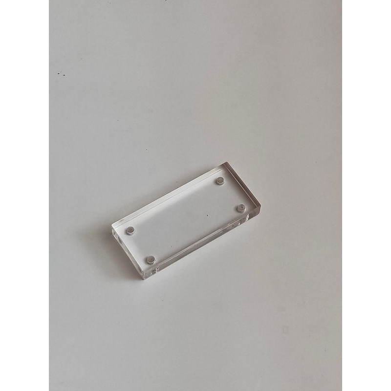 磁吸式玻璃砖光的折射演示器亚克力玻璃砖长90mm宽40mm厚12mm