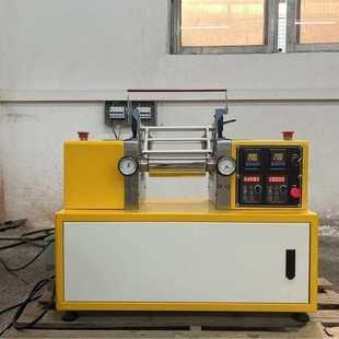 静音款实验小型开炼机 高硬度镀铬辊筒 不粘料易清理 橡塑混炼专