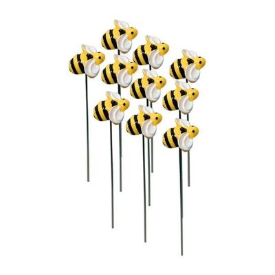 10x Decorative Garden Stakes Yard Stakes Resin,Yard Art