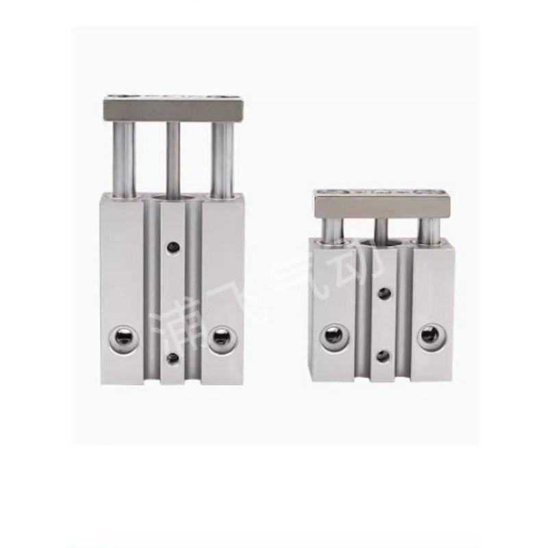 亚德客三轴三杆小型带磁迷你气缸 TCM10X5/15S 20/25/30 TCM6X10S