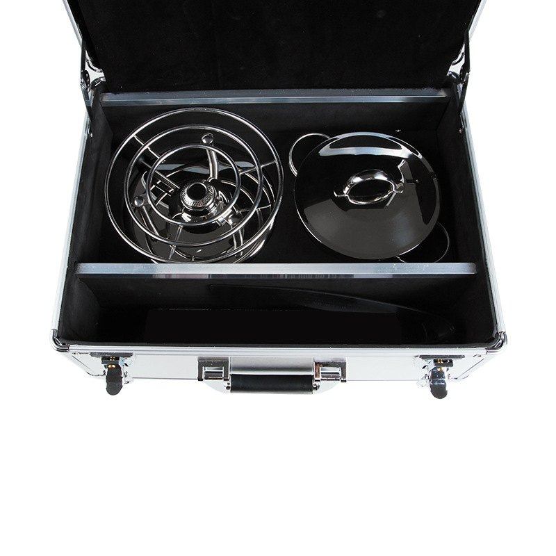 Kisag瓦氏炉旅行铝箱装礼品装小火锅烤烧炉配炉锅铸铁烤盘夹子,户外/登山/野营/旅行用品,烧烤盘,淘宝优惠券,粉丝福利购,淘宝优惠卷