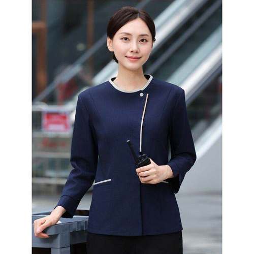 新式保洁员工作服长袖高端酒店客房物业清洁工阿姨家政保洁服秋冬