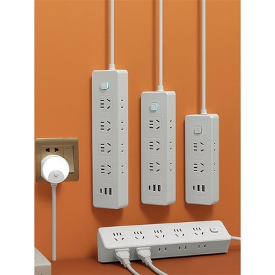 多功能插座排插插排带2usb扩展面板多孔桌面智能开关宿舍用充电