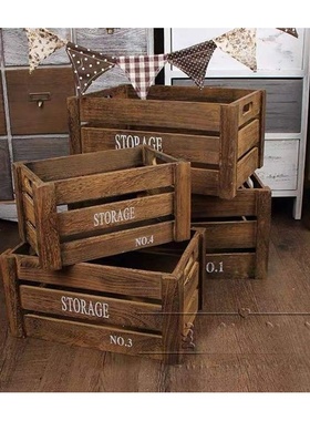 拍照道具淘宝静物摆件婚纱写真儿童摄影复古收纳盒实景橱窗装饰箱