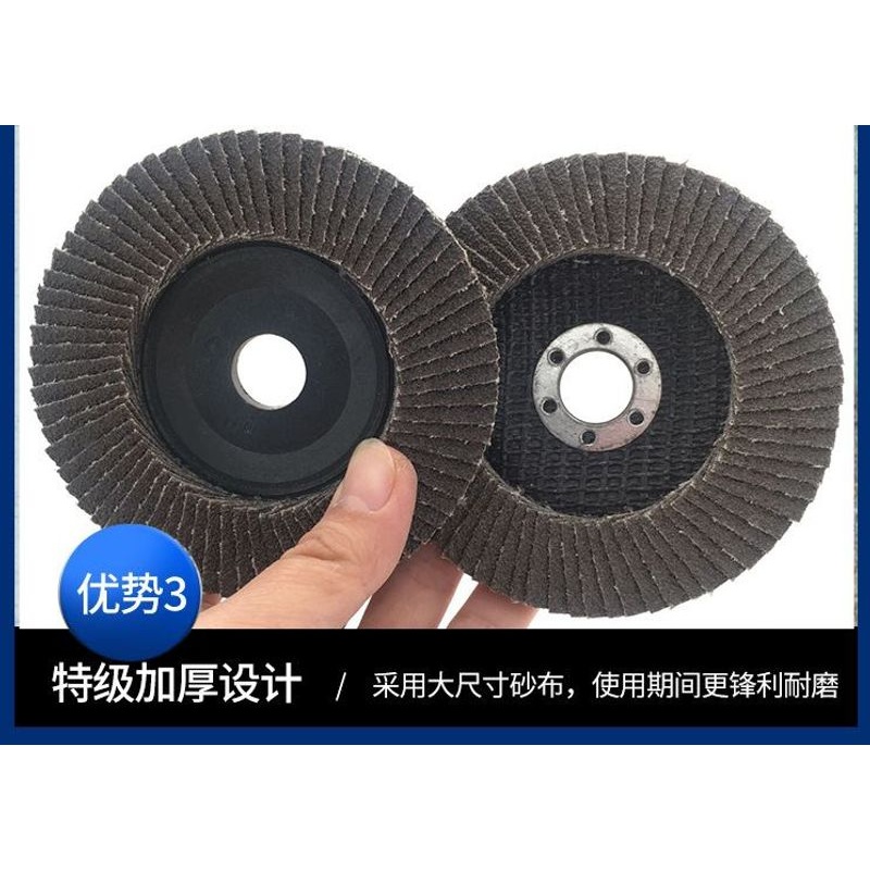 百页片百页轮供应 菱丰抛光打磨片100*16 金属不锈钢打磨煅烧75盖