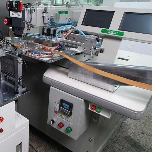 自动化缝纫机全自动织带缝纫机车缝纫剪切一体机织带花样机厂家