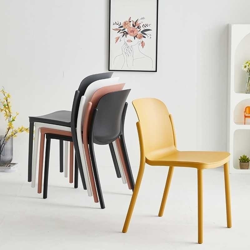 现代简约创意塑料椅网小户型餐桌椅红加厚休闲家用靠背餐椅叠放凳,住宅家具,卡通凳/异形凳,淘宝优惠券,粉丝福利购,淘宝优惠卷