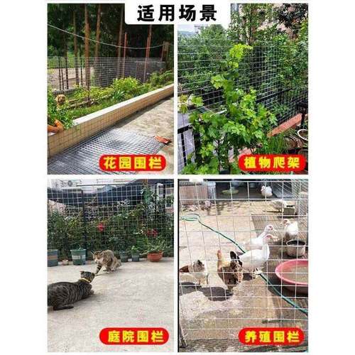镀锌铁丝网片围栏狗笼小孔网格舍栅栏鸽钢丝网加粗铁建筑加密养殖