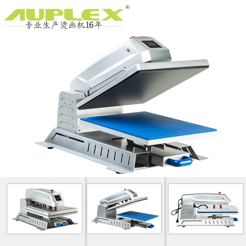 高压平板热转印t恤全自动电动烫花机 印花烫印机CK101烫画机电动