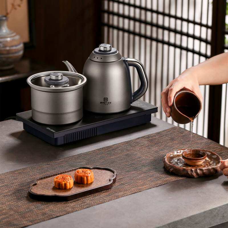宜龙T28纯钛全自动上水壶电热水壶烧家用恒温泡茶煮茶壶防干烧