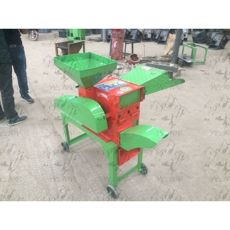 小型家用干湿两用玉米秸秆牛羊饲料粉碎铡草揉丝机 养殖专用