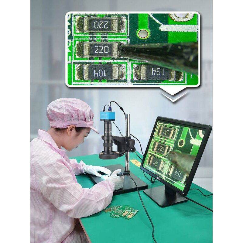 高品GP-660V 电子显微镜测量USB工业高清CCD相机高倍放