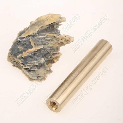 激光手电 黄铜中直 镭射户外求生救援指示笔大功率 便携激光笔