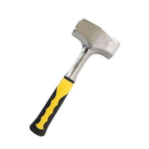 高碳钢连体石工锤实用家用木工工业铁锤重型皮级专用锤榔头