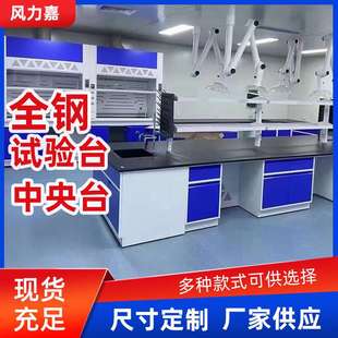 实验室工作台全钢木实验台中央台实验桌通风柜苏州厂家通风实验室