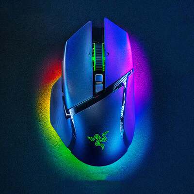 Basilisk V3 PRO巴塞利斯蛇V3pro无线游戏鼠标幻彩RGB无线鼠标白