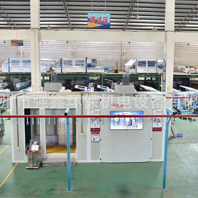 汽车钣金喷漆流水线汽车喷漆烤漆打磨除尘流水线汽车钣喷线可定制