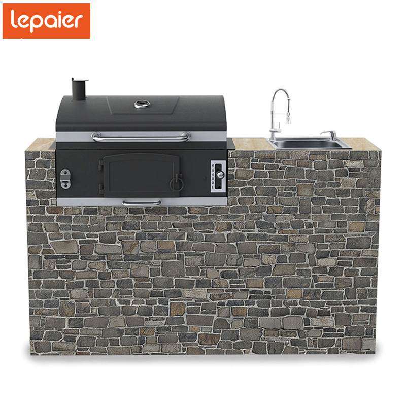 嵌入式庭院木炭烧烤炉花园烧烤台内嵌式木碳中式烤鱼炉烧烤架烤肉,住宅家具,庭院烤火炉,淘宝优惠券,粉丝福利购,淘宝优惠卷