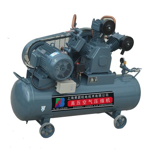 上海勇霸30公斤高压空压机 活塞式中高压空气压缩机 管道测试吹瓶