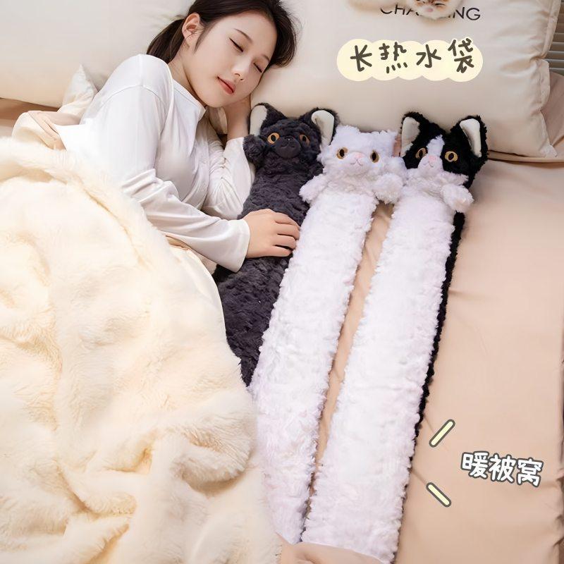 德文猫被窝专用热水袋超加长条款暖水袋注水灌水加厚睡觉暖脚神器,居家日用,热水袋,淘宝优惠券,粉丝福利购,淘宝优惠卷