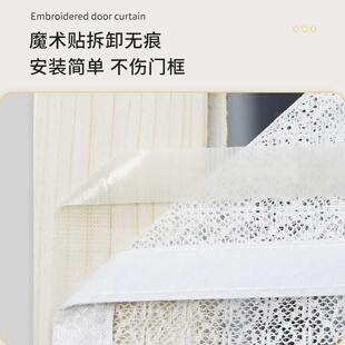 夏季家用防蚊门帘通风纱门纱窗高档隔断遮挡帘卧室静音磁吸免打孔