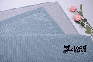 韩国短毛绒床盖100X200cm单人学生宿舍床单绗缝褥子秋冬毛毯双面