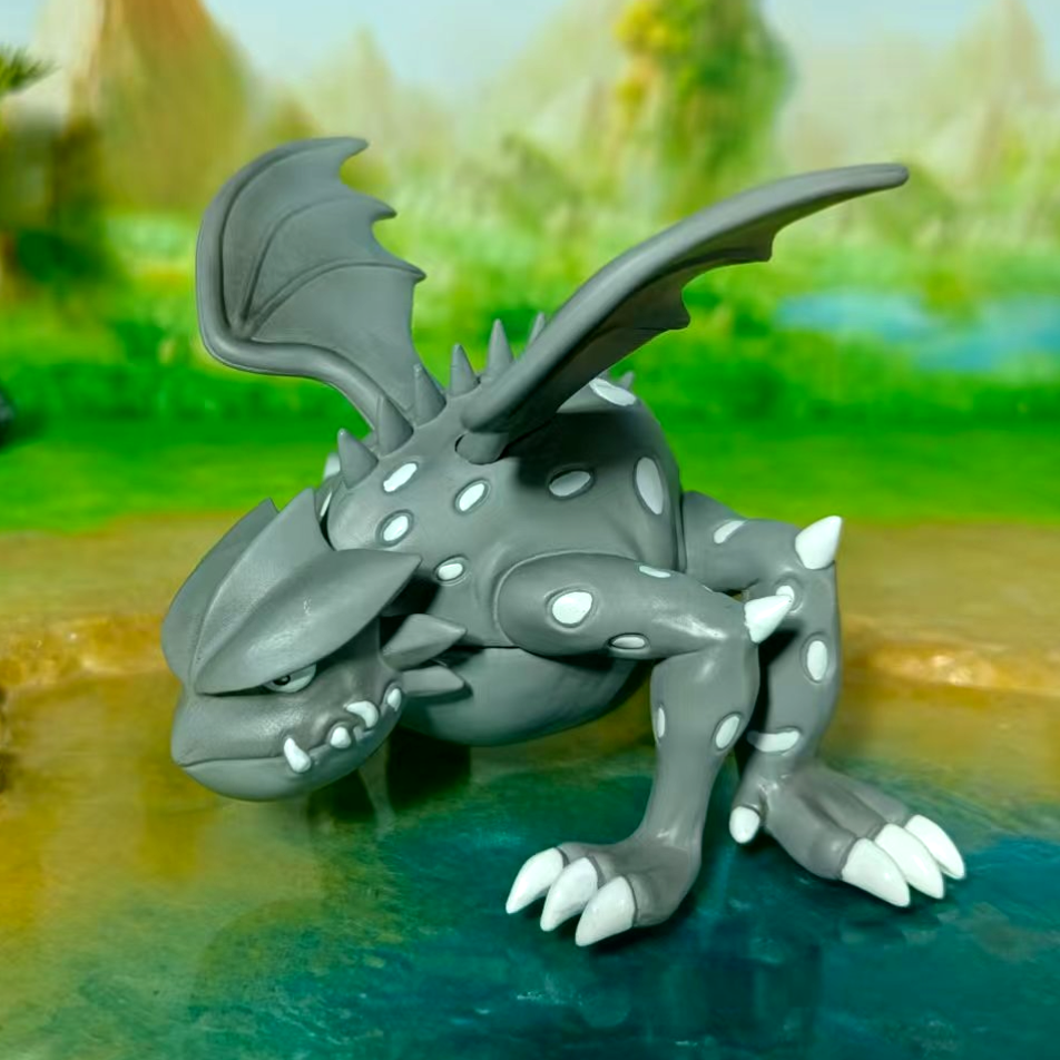 『合金时代』耐摔盲盒尺寸石器手办飞天蛙宠物公仔模型摆件周边