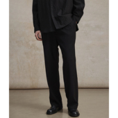 简约老钱风 雅痞直筒西裤 经典 斜纹挺阔立体双褶 通勤 CAKUNTA