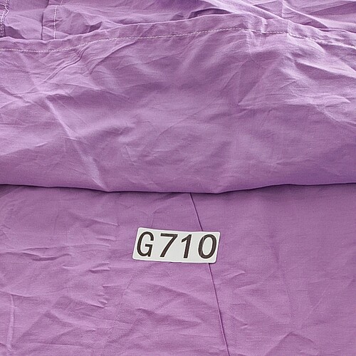 G710的紫色纯棉斜纹床单2*2.3