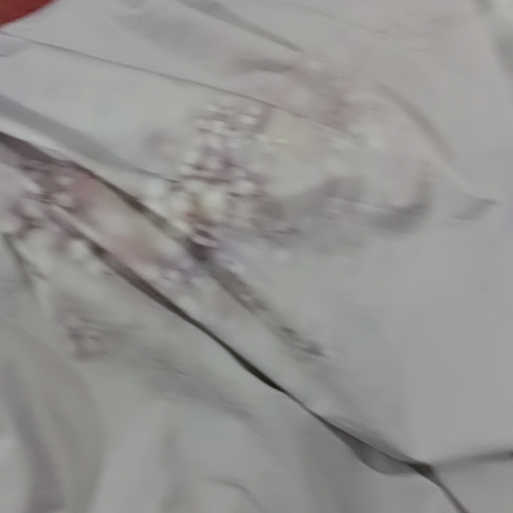 2号紫色花百支贡缎床单2.6*2.4