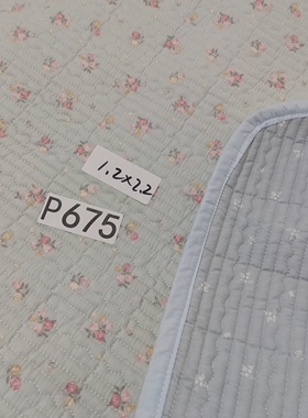 P675纯棉水洗床盖尺寸1.2*2.2米CG