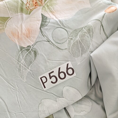 P566蓝色大花夏被1.5*2天丝
