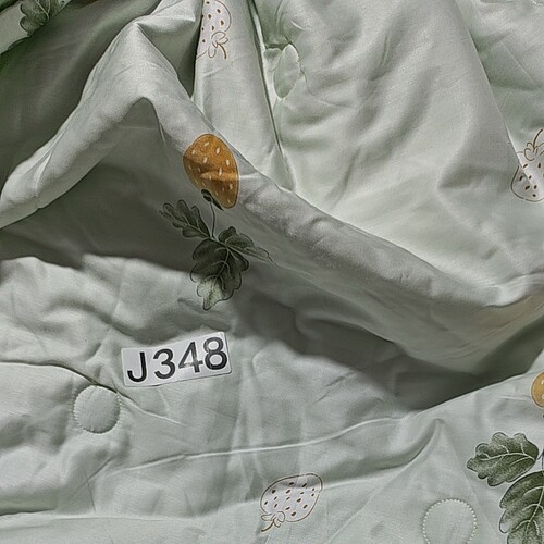 J348绿色草莓天丝夏被1.5*2
