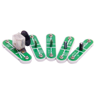 迪宝乐电子积木零件电阻电容电灯类物理电路电子竞赛实验材料配件