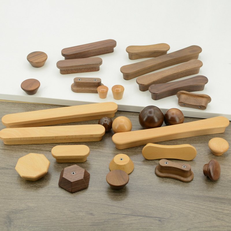 简约圆形柜子衣柜拉手柜门抽屉实木拉手原木风北欧橱柜鞋柜木把手,基础建材,小拉手,淘宝优惠券,粉丝福利购,淘宝优惠卷