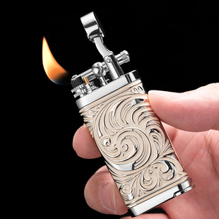 CIGARLOONG茄龙正打火机品烟斗专用防风旅行便携式打火机CL-096