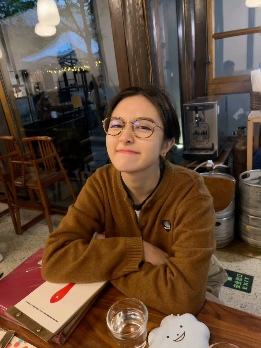 Cal*me_baby毛衣针织衫女韩国设计师兰迪同款细羊毛长袖开衫上衣