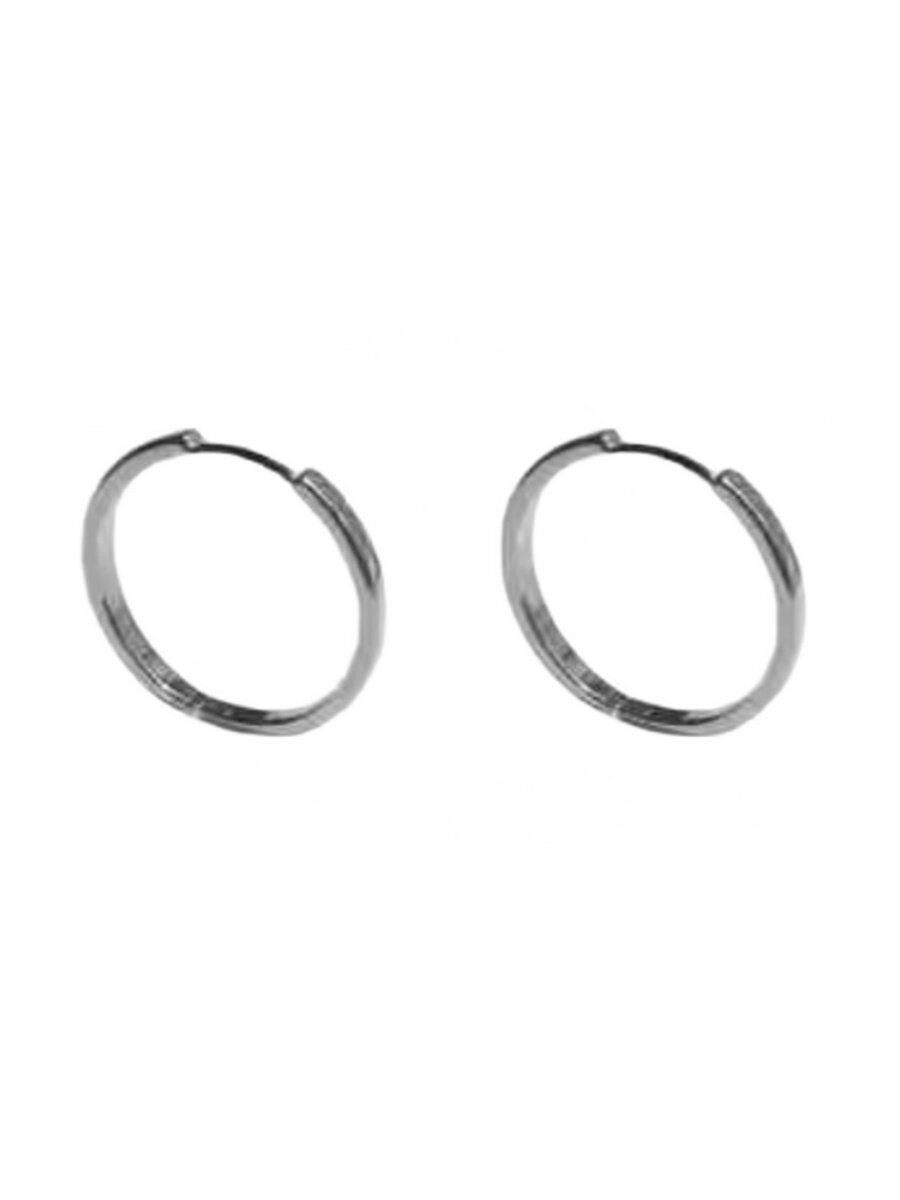 THE NEW 14K REAL GOLD ELECTROPLATED FRENCH PLAIN HOOP EARRINGS HAVE A NICHE DESIGN SENSE AND ARE FASHIONABLE AND VERSATILE