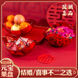 财神爷供果盘贡品盘子贡盘家用上供拜拜供盘大小号塑料佛前供果盘