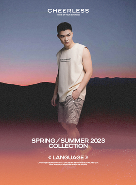 CHEERLESS 防弹 BULLETPROOF 黑色/杏色 无袖背心 360G重 SS23