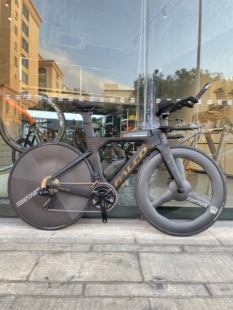 铁三TT公路车三火FALCOT912碟刹计时碳纤维车架蓝图电变封闭轮