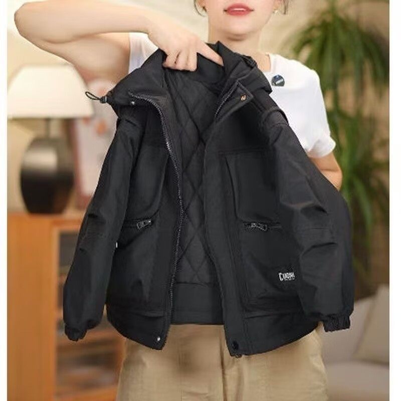 儿童棉服秋冬款夹棉外套