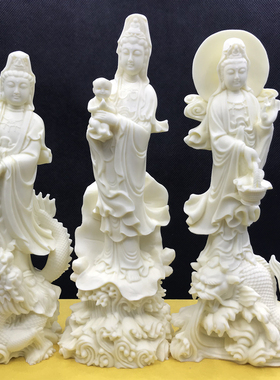 观音菩萨佛像桌面供奉汽车摆件