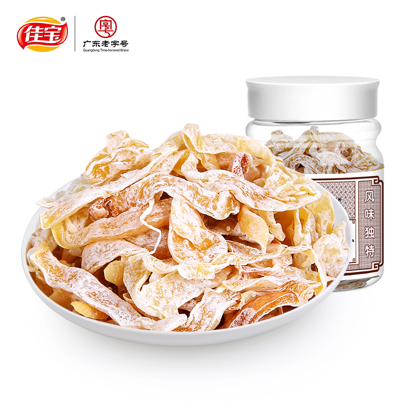 佳宝无花果丝无花果干瓶装70g*2瓶 蜜饯果干休闲零