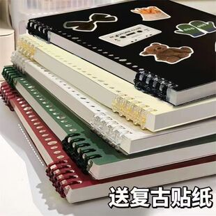 不硌手b5笔记本子初高中生高颜值a5超厚可拆ins学生疯狂购