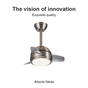 Flower 电风扇灯 One小型吊扇卧室小尺寸儿童房静音护眼2025新款