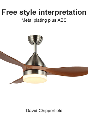 Flower Ones高端美式吊扇灯客餐厅中古变频家用静音新款电风扇灯