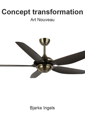 Flower Ones 2025年新款静音降噪美式复古吊扇餐客厅家用电风扇