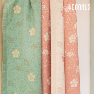 茱萸CORNUS 仿羊绒披肩国风汉服显白闺蜜生日礼物明 如意梅花云