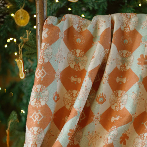 茱萸CORNUS多宝水田格双面披肩